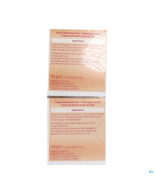 Weleda tisane allaitement bio sach 20x2g