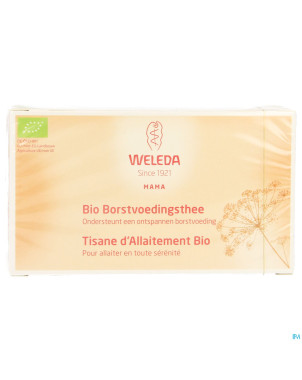 Weleda tisane allaitement bio sach 20x2g