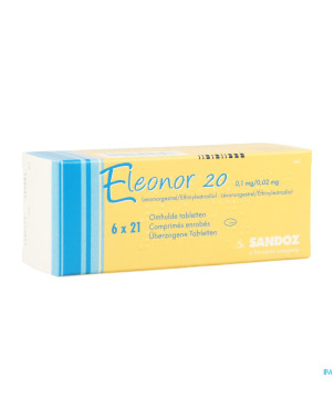 Eleonor 0,1mg/0,02mg tabl enrobee  6x21