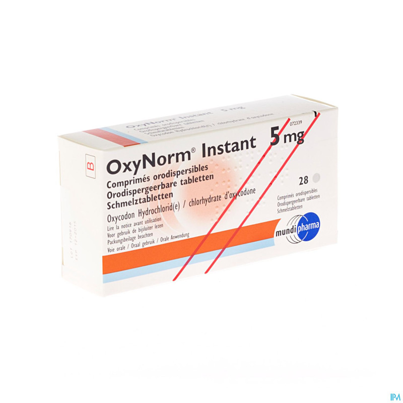Oxynorm instant tabl 28 x  5 mg