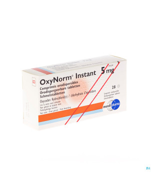 Oxynorm instant tabl 28 x  5 mg