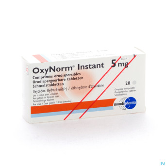 Oxynorm instant tabl 28 x  5 mg