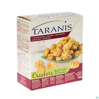 Taranis crackers herbes de provence    100g 6757