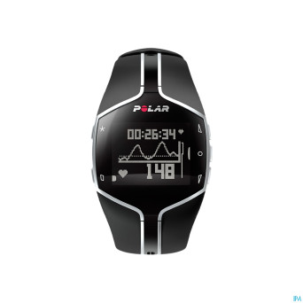 Polar ft80 black cardiofrequencemetre
