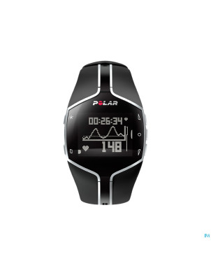 Polar ft80 black cardiofrequencemetre