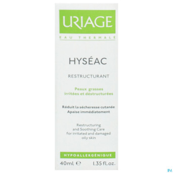 Uriage hyseac soin restructurant apaisant cr 40ml