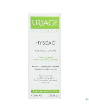 Uriage hyseac soin restructurant apaisant cr 40ml