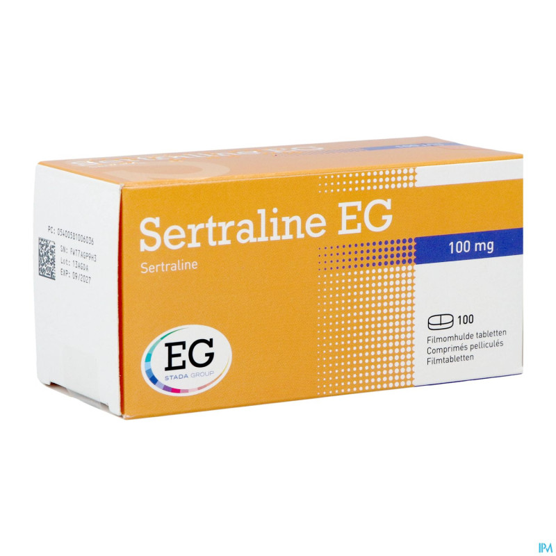 Sertraline eg 100mg comp 100x100 mg