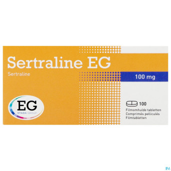 Sertraline eg 100mg comp 100x100 mg