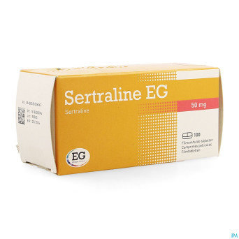 Sertraline eg  50mg comp 100x50 mg