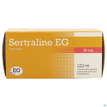 Sertraline eg  50mg comp 100x50 mg