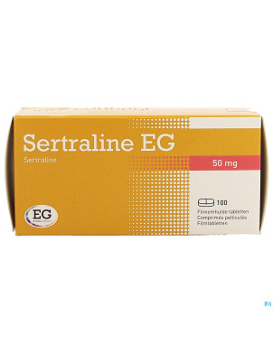 Sertraline eg  50mg comp 100x50 mg