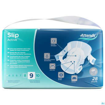 Attends slip active 9 medium   1x28