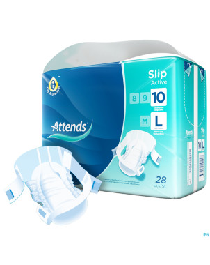 Attends slip active 10 large   1x28