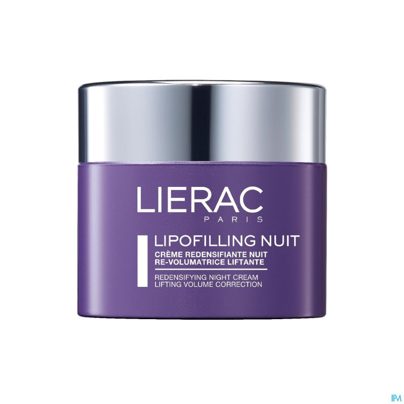 Lierac lipofilling creme visage nuit pot 50ml