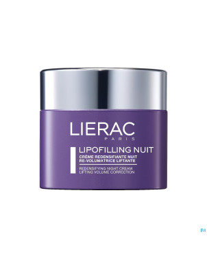 Lierac lipofilling creme visage nuit pot 50ml