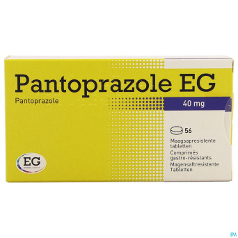 Pantoprazole eg 40mg comp gastro resist blist 56