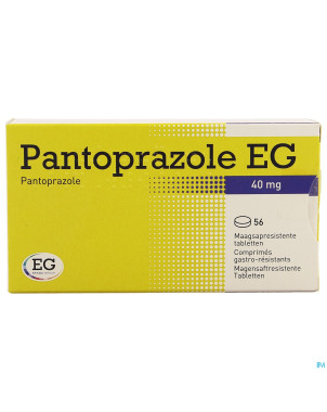 Pantoprazole eg 40mg comp gastro resist blist 56