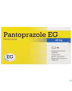 Pantoprazole eg 40mg comp gastro resist blist 98
