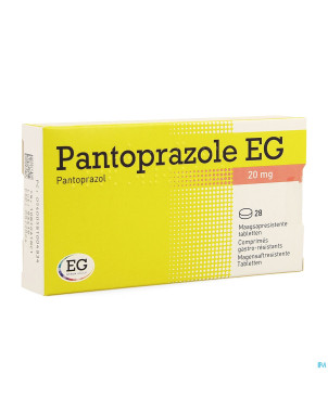 Pantoprazole eg 20mg comp gastro resist blist 28