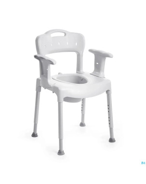 Swift commode chaise de toilette gris