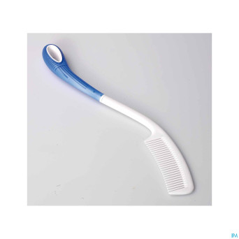 Beauty peigne cheveux long bleu