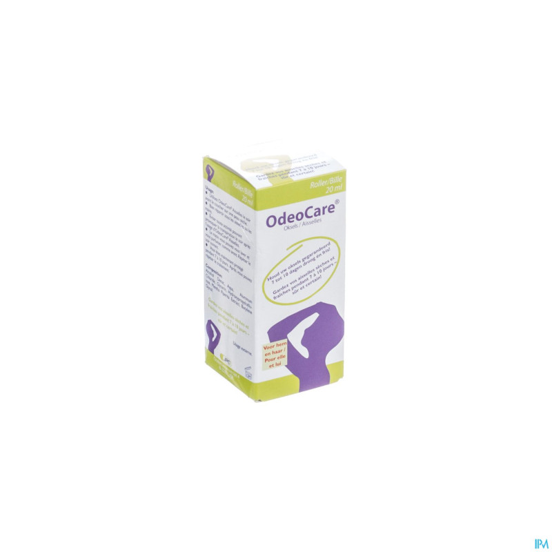 Odeocare aisselles anti transpirant roller 20ml