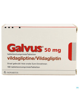 Galvus 50 mg tabl 180 x 50 mg