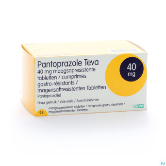 Pantoprateva 40mg comp gastro resist 98x40mg