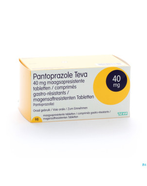 Pantoprateva 40mg comp gastro resist 98x40mg