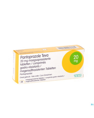 Pantoprateva 20mg caps gastro resist. 28x20mg