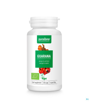 Purasana vegan guarana bio    caps 120x300mg