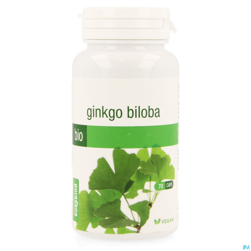 Ginkgo biloba bio    caps 120x180mg