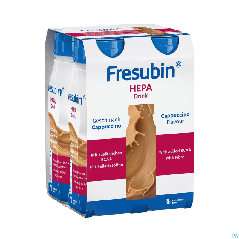 Fresubin hepa drink cappuccino easy bottle 4x200ml