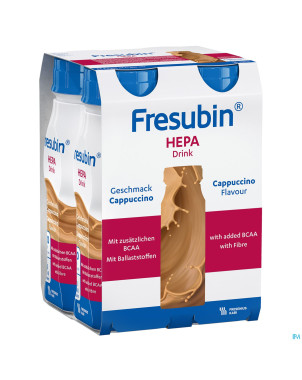 Fresubin hepa drink cappuccino easy bottle 4x200ml