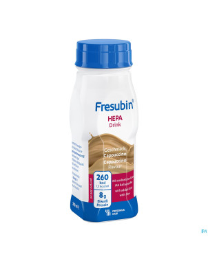 Fresubin hepa drink cappuccino easy bottle 4x200ml