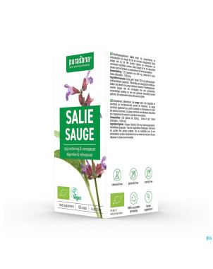Purasana vegan sauge bio    caps 120x220mg