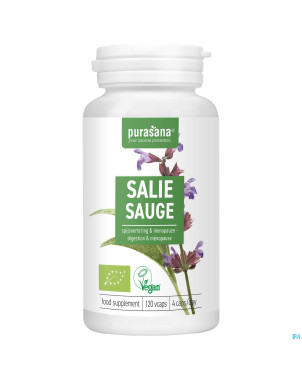 Purasana vegan sauge bio    caps 120x220mg