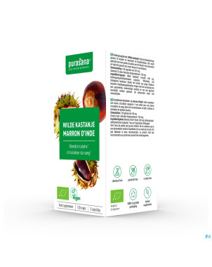 Purasana vegan marron d inde bio    caps 120x240mg