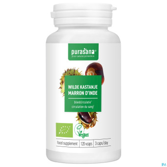Purasana vegan marron d inde bio    caps 120x240mg