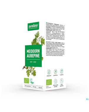 Purasana vegan aubepine bio    caps 120x200mg