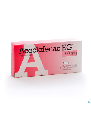 Aceclofenac eg 100 mg comp pell  20 x 100 mg