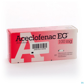 Aceclofenac eg 100 mg comp pell  60 x 100 mg