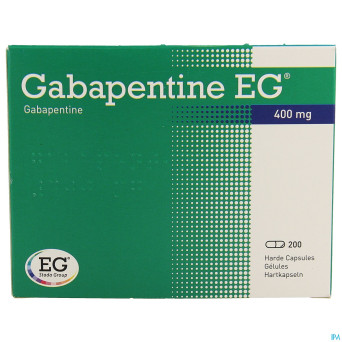 Gabapentine eg 400mg caps 200 x 400 mg