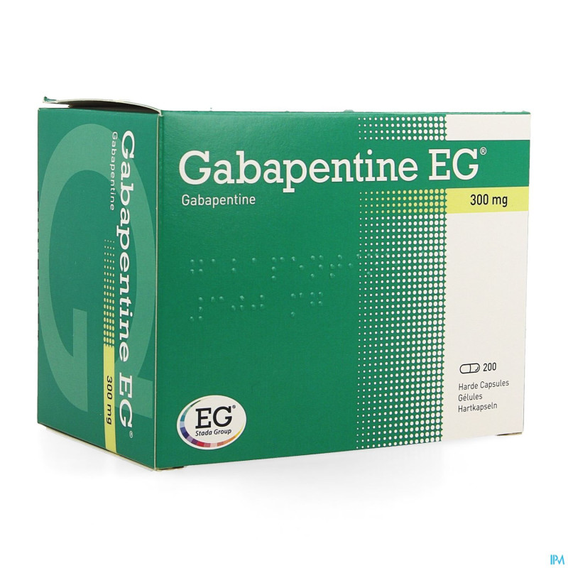 Gabapentine eg 300mg caps 200 x 300 mg