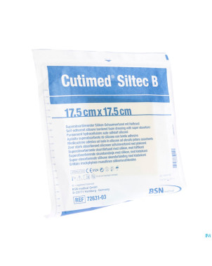 Cutimed siltec b cp steril   17,5x17,5cm 1 7328403