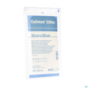Cutimed siltec cp steril    10,0x20,0cm 1 7328502