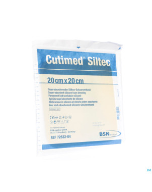Cutimed siltec cp steril    20,0x20,0cm 1 7328504