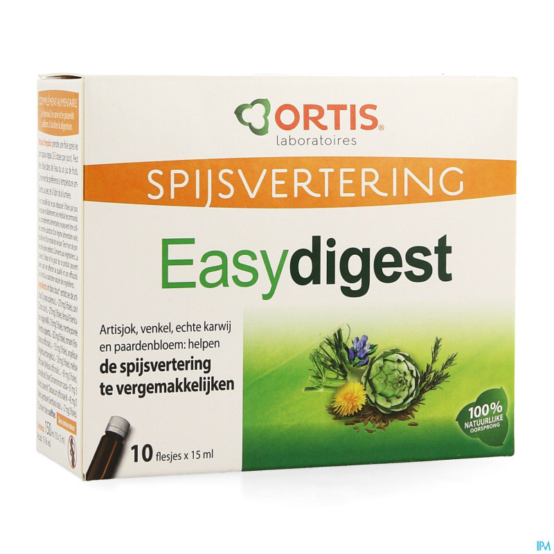 Ortis easy digest    fioles 10x15ml
