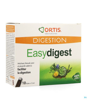 Ortis easy digest    fioles 10x15ml